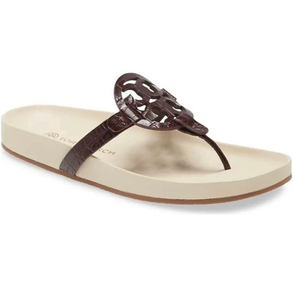 Tory Burch Miller Cloud Patent Leather/Cork Sandal